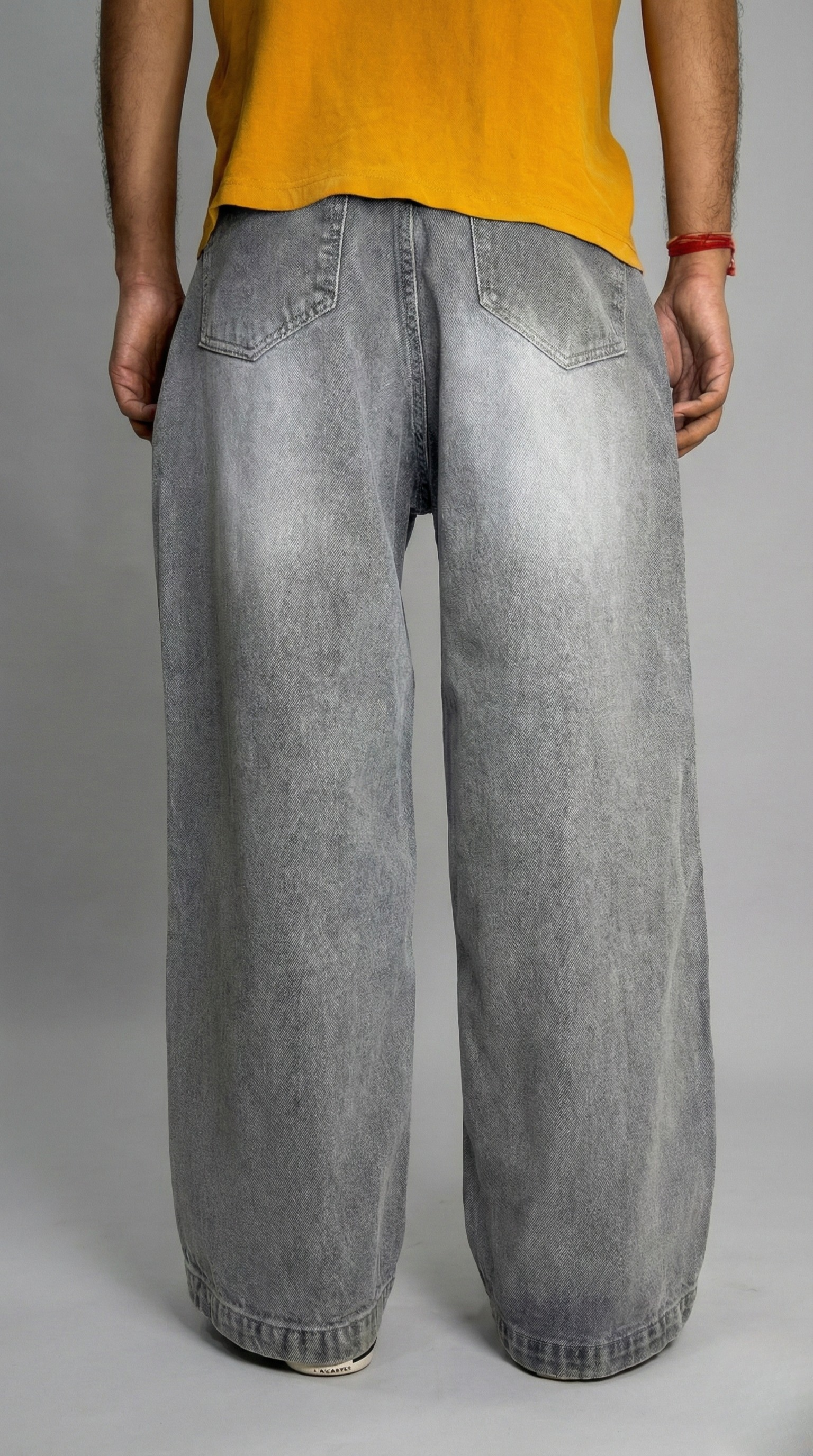 Grey Baggy denim