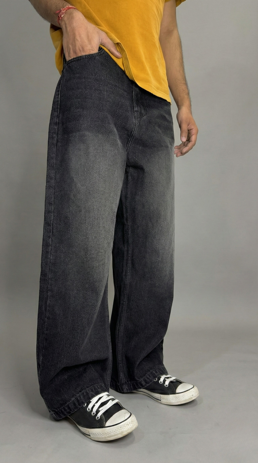 Black Baggy Denim